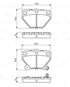 Фото 0 986 424630 Комплект тормозных колодок BOSCH {forloop.counter}}