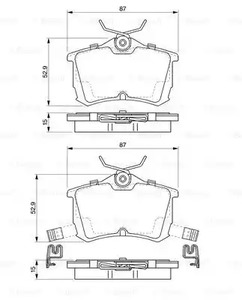 Фото 0986424661 Комплект тормозных колодок BOSCH {forloop.counter}}