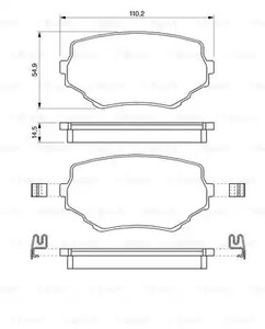 Фото 0 986 424 669 Комплект тормозных колодок BOSCH {forloop.counter}}