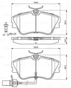 Фото 0986424672 Комплект тормозных колодок BOSCH {forloop.counter}}