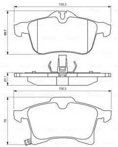 Фото 0986424707 Комплект тормозных колодок BOSCH {forloop.counter}}