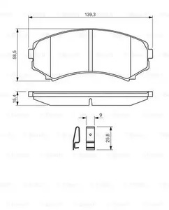 Фото 0986424709 Комплект тормозных колодок BOSCH {forloop.counter}}