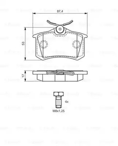 Фото 0986424751 Комплект тормозных колодок BOSCH {forloop.counter}}