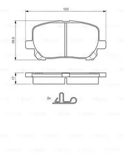 Фото 0986424761 Комплект тормозных колодок BOSCH {forloop.counter}}