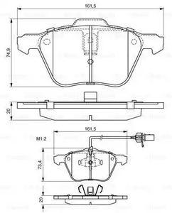 Фото 0986424777 Комплект тормозных колодок BOSCH {forloop.counter}}