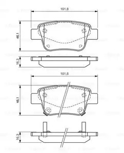 Фото 0 986 424 798 Комплект тормозных колодок BOSCH {forloop.counter}}