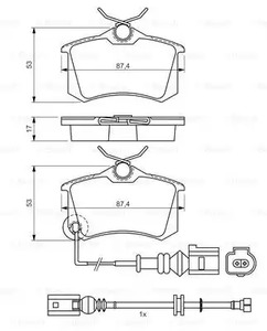 Фото 0986424813 Комплект тормозных колодок BOSCH {forloop.counter}}