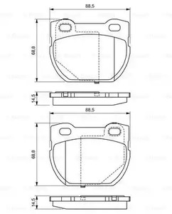 Фото 0986424827 Комплект тормозных колодок BOSCH {forloop.counter}}