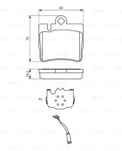 Фото 0986424830 Комплект тормозных колодок BOSCH {forloop.counter}}