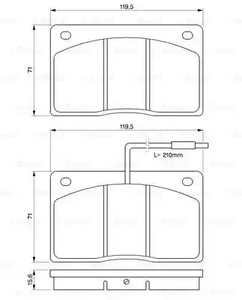 Фото 0986460932 Комплект тормозных колодок BOSCH {forloop.counter}}