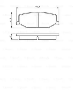 Фото 0986460935 Комплект тормозных колодок BOSCH {forloop.counter}}