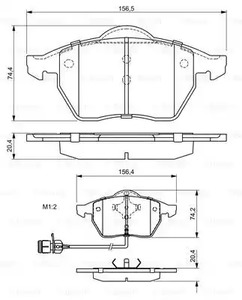 Фото 0986460937 Комплект тормозных колодок BOSCH {forloop.counter}}