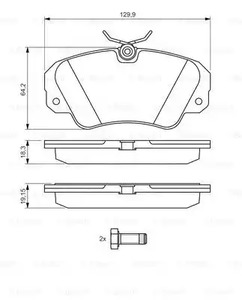 Фото 0986460939 Комплект тормозных колодок BOSCH {forloop.counter}}