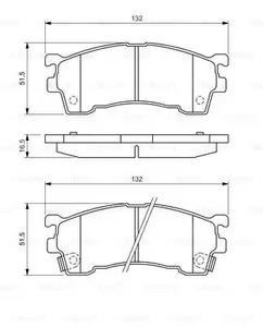 Фото 0 986 460975 Комплект тормозных колодок BOSCH {forloop.counter}}