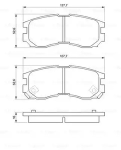 Фото 0986460979 Комплект тормозных колодок Bosch {forloop.counter}}