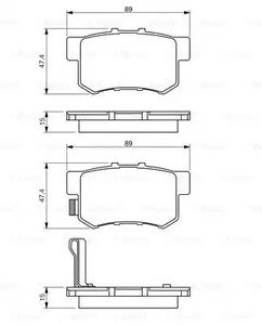 Фото 0986461006 Комплект тормозных колодок BOSCH {forloop.counter}}