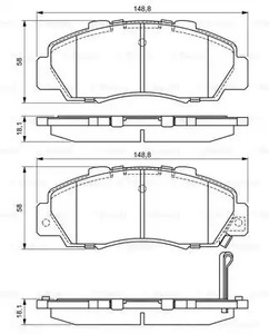 Фото 0986461142 Комплект тормозных колодок BOSCH {forloop.counter}}