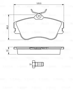 Фото 0986461753 Комплект тормозных колодок BOSCH {forloop.counter}}