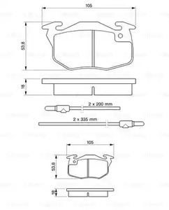 Фото 0986461763 Комплект тормозных колодок BOSCH {forloop.counter}}