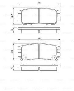 Фото 0986461768 Комплект тормозных колодок BOSCH {forloop.counter}}