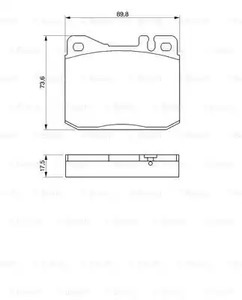 Фото 0986463412 Комплект тормозных колодок BOSCH {forloop.counter}}