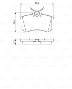 Фото 0986466683 Комплект тормозных колодок BOSCH {forloop.counter}}