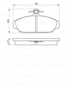 Фото 0986467400 Комплект тормозных колодок BOSCH {forloop.counter}}