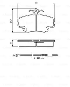 Фото 0 986 467720 Комплект тормозных колодок BOSCH {forloop.counter}}