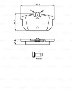 Фото 0986491030 Комплект тормозных колодок BOSCH {forloop.counter}}