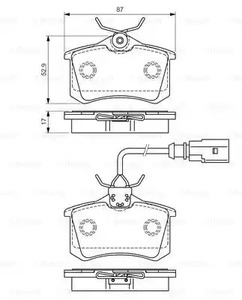 Фото 0986494025 Комплект тормозных колодок BOSCH {forloop.counter}}