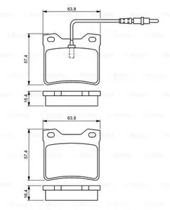 Фото 0986494055 Комплект тормозных колодок BOSCH {forloop.counter}}