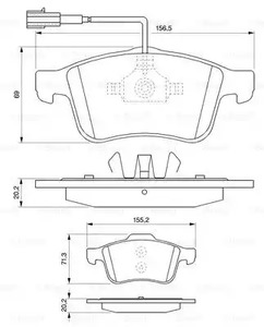 Фото 0986494071 Комплект тормозных колодок BOSCH {forloop.counter}}