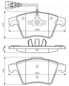 Фото 0986494107 Комплект тормозных колодок BOSCH {forloop.counter}}