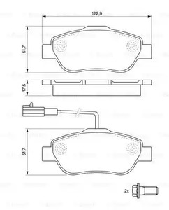 Фото 0986494114 Комплект тормозных колодок BOSCH {forloop.counter}}