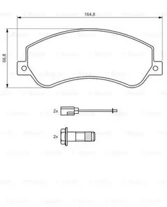 Фото 0986494170 Комплект тормозных колодок BOSCH {forloop.counter}}