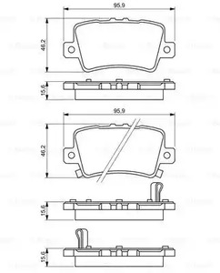 Фото 0986494249 Комплект тормозных колодок Bosch {forloop.counter}}