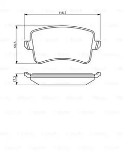 Фото 0986494254 Комплект тормозных колодок BOSCH {forloop.counter}}