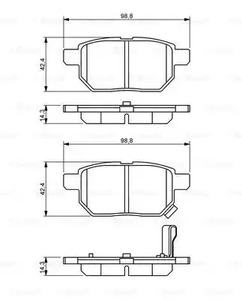 Фото 0 986 494 255 Комплект тормозных колодок BOSCH {forloop.counter}}