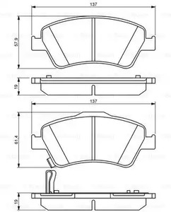 Фото 0986494260 Комплект тормозных колодок BOSCH {forloop.counter}}