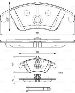 Фото 0986494263 Комплект тормозных колодок BOSCH {forloop.counter}}