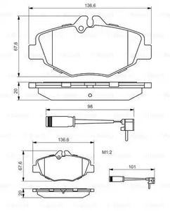 Фото 0986494285 Комплект тормозных колодок BOSCH {forloop.counter}}