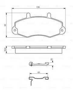 Фото 0986494292 Комплект тормозных колодок BOSCH {forloop.counter}}