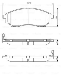 Фото 0 986 494 295 Комплект тормозных колодок BOSCH {forloop.counter}}