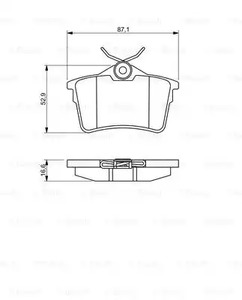 Фото 0986494304 Комплект тормозных колодок BOSCH {forloop.counter}}