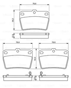 Фото 0986494350 Комплект тормозных колодок BOSCH {forloop.counter}}