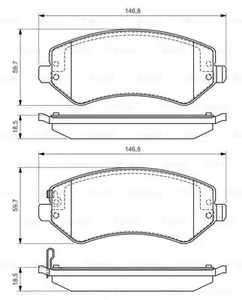 Фото 0986494357 Комплект тормозных колодок BOSCH {forloop.counter}}