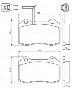 Фото 0986494367 Комплект тормозных колодок BOSCH {forloop.counter}}