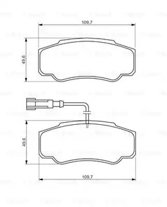 Фото 0986494391 Комплект тормозных колодок BOSCH {forloop.counter}}