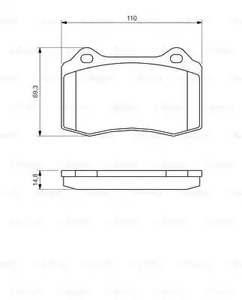 Фото 0986494393 Комплект тормозных колодок BOSCH {forloop.counter}}