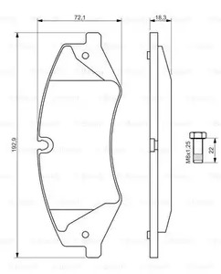 Фото 0986494408 Комплект тормозных колодок BOSCH {forloop.counter}}